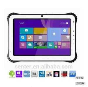 Android dayanıklı su geçirmez endüstriyel ve ST935 10,1 inç Windows Tablet Pc 3 g 4 g IP65 Wifi Bluetooth kamera GPS desteği: GLONASS, QZSS, GPS