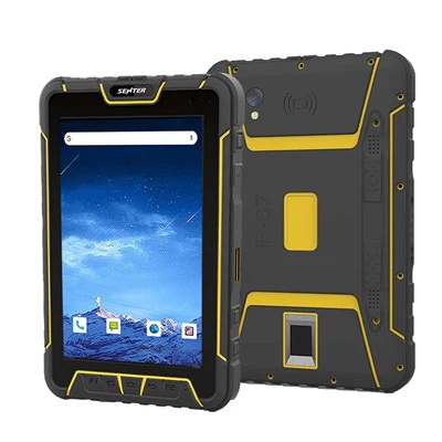 Android 7 '' Sağlam Tablet PC UHF RFID BARKOD TARAYICI